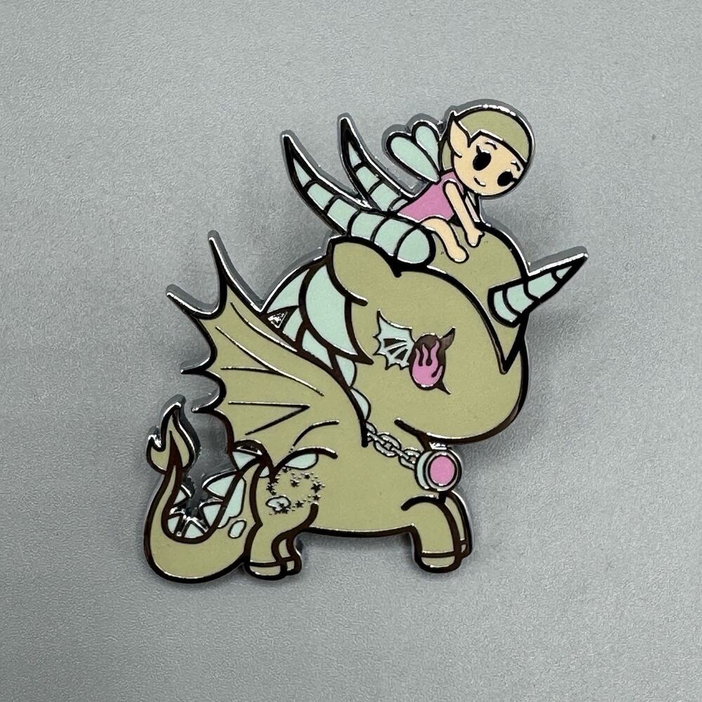 Tokidoki Pixie Dust Fairy Unicorno Blind Pin DRAGON FAIRY New Open Box